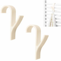 Kreemi värvi radiaatorikonks vannituppa