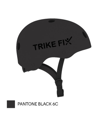 Trike Fix vaikiškas dviratininko šalmas reguliuojamas LED M 55-58cm juodas