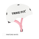 Laste reguleeritav jalgratta- ja tõukerattakiiver LED, valge Trike Fix S 48-54 cm