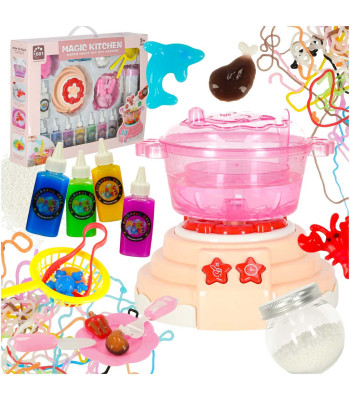 Maagiline köögikomplekt oranž 3D geeliga