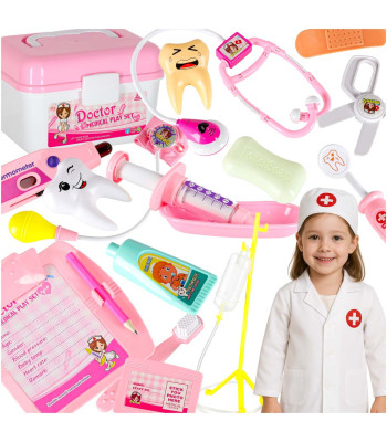 Arstikomplekt kohvris väike doktor 35 elementi