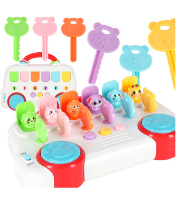 Interaktiivne mänguasi - muusikabuss loomadega