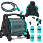 Aia voolik koos hoidjaga LUARO, pihustuspüstol ja vooliku kerija 30 m