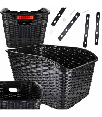 Rattankorv jalgratta pakiraamile