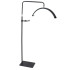 Varjudeta reguleeritav LED-kaarlamp kosmeetikatöödeks, must, 36W