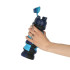 Kokkupandav silikoonist veepudel BPA FREE sinine 500ml