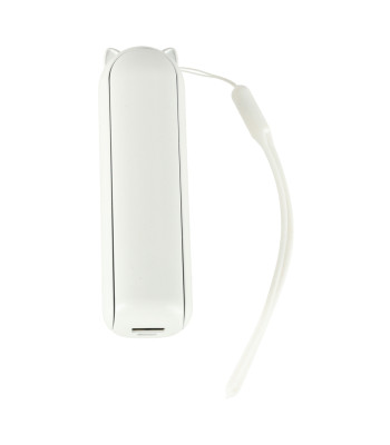 Mini USB-käsiventilaator, kokkupandav, 2-in-1, valge