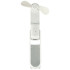Mini USB-käsiventilaator, kokkupandav, 2-in-1, valge