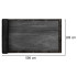 Rõdu varjevõrk LUARO, varjutav PVC-võrk UV-kaitsega must 105x500cm
