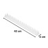 Plastikust tihedad valged linnutõrjeogad – 8 elementi, 43 cm