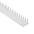 Plastikust tihedad valged linnutõrjeogad – 8 elementi, 43 cm