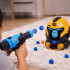 Robotas arkadinis žaidimas šalmas taikinys šaudymo pistoletas kamuolys taikiklis