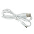 Juhtmevaba USB-lauaventilaator puldi ja lambiga, valge, 18 cm