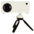 Kaasaskantav LED-TFT-LCD-projektor, valge, USB, 20W, 16:9, 1920x1080