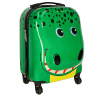Laste reisikohver, käsipagas, ratastel krokodill, 23,5 l