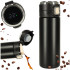 Termokruus huulikuga LED, must, 350 ml