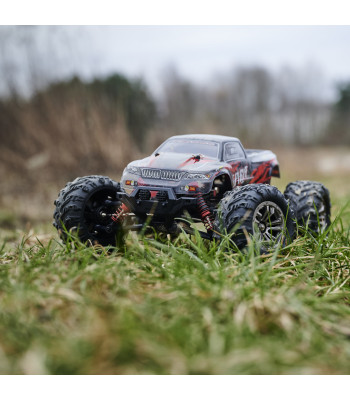 Kaugjuhitav auto, punane, 2.4G, 4CH, 52 km/h, Q901 1:16