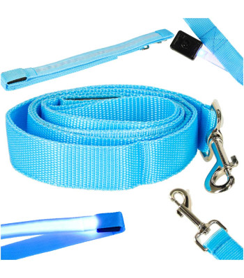 LED-rihm koertele ja kassidele, sinine 2,5 cm x 120 cm