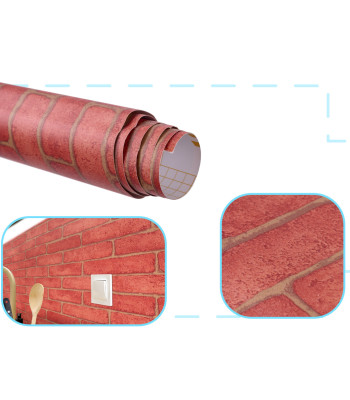 Isekleepuv termoplastne kleepekile telliskivimustriga 1,22x50m