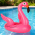 Täispuhutav flamingokujuline ujumismadrats beebidele ja lastele istmega kuni 15 kg vanusele 1–3 aastat 66 x 47 x 57 cm