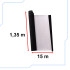 Sametine must kleepekile, rull 1,35x15m