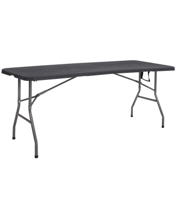 Kokkupandav laud Springos GF0052 180cm, must