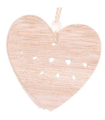 Puust Ornament 6tk (Süda)