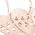 Puust Ornament 6tk (Süda)
