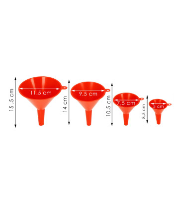 Lehtrikomplekt Springos HA5137 4 tk