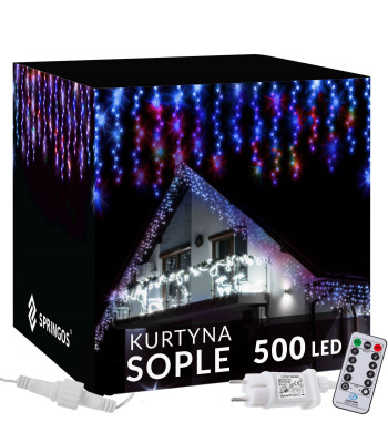 Mitmevärviline 8-funktsiooniline LED Jääpurikad