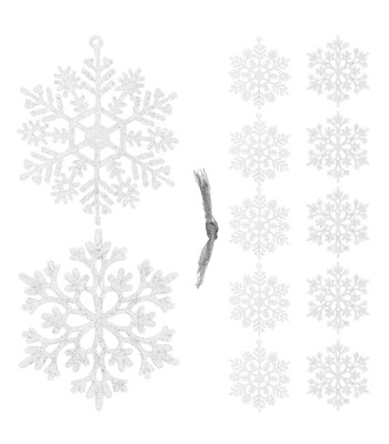 õulukaunistused - lumehelbed Springos CA0750 10cm 12 tk