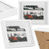 Springos® valge MDF raam