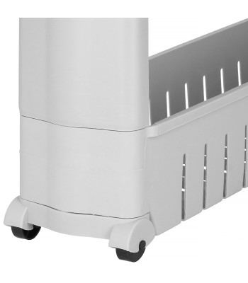 Riiulikapp ratastel, 5 riiulit, hall