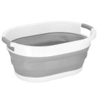 Ovaalne Kokkupandav Plast- ja Silikoonkorv