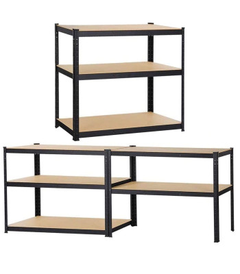 Springos® Alumiiniumist ja MDF-ist Riiul