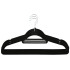 Sametist riidepuud, mustad, 3 tk, HG0041, 44 × 23 cm, paksus 5 mm