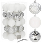 Plastikust Jõulukaunistuste Komplekt