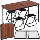 Kokkupandav laud koos toolidega Springos CS0107 120 x 60 cm