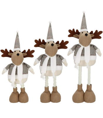 Jõulukaunistus põhjapõder Springos CA0317 67 cm