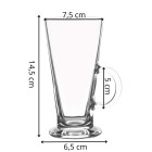 Springos HA7496 Latte ja Magustoiduklaaside Komplekt