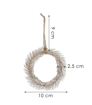 Kuusekaunistus Mini Pärg Springos CA1209, 10 cm