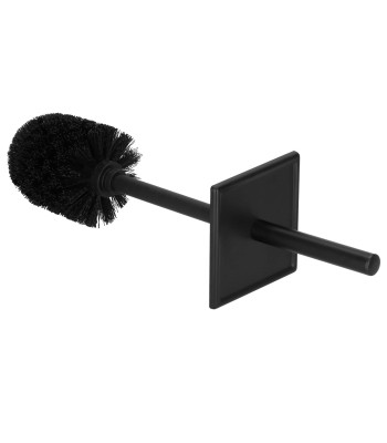 Metallist WC-hari Springos TB0022 hoidikuga, must