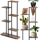 Metallist lillealus Springos GA0211 113 cm 6 riiuliga, loft-stiilis, mitmetasandiline, moodne