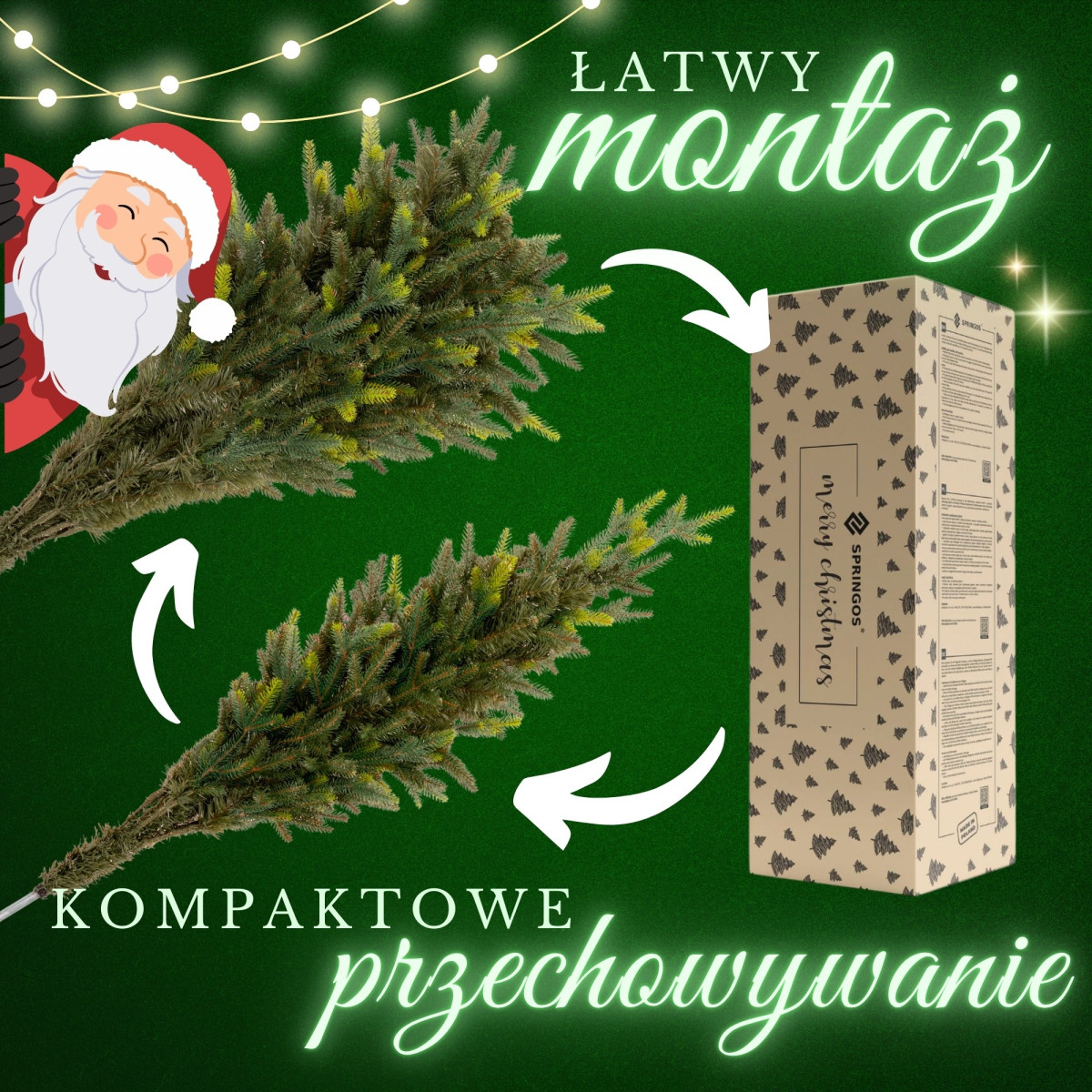 Tehiskuusk Springos CT0205, naturaalne kuusk