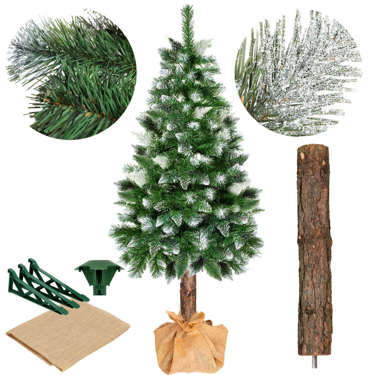 Tehiskuusk Springos CT0111, Diagonaalne kuusk tüvelt 180 cm