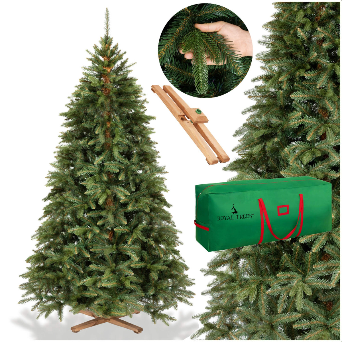 Tehiskuusk Springos CT0237, Siberi kuusk PE Premium, 220 cm