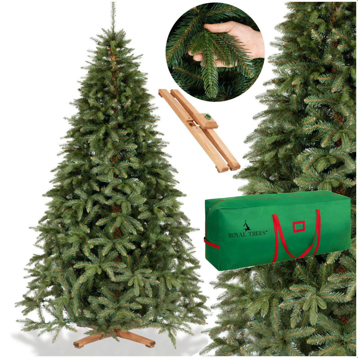 Tehisjõulupuu Springos CT0238, Siberi kuusk PE Premium, 240 cm