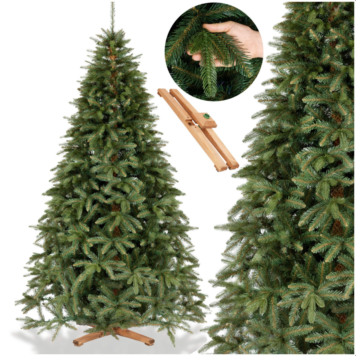 Tehisjõulupuu Springos CT0238, Siberi kuusk PE Premium, 240 cm