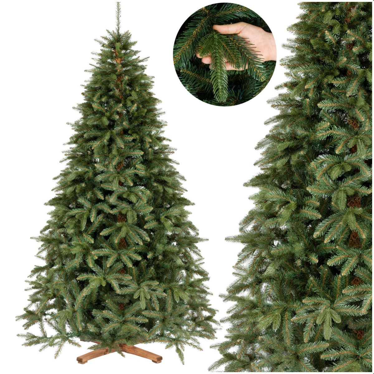 Tehisjõulupuu Springos CT0238, Siberi kuusk PE Premium, 240 cm