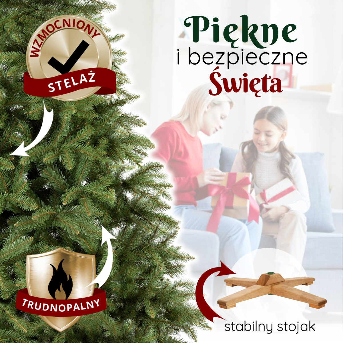 Tehiskuusk Springos CT0239, Skandinaavia kuusk Premium 120 cm